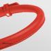 Collardirect Handmade Round Leather Dog Collar - Soft Padded Real Leather for Small & Big Dogs - Available in Black Pink Red Purple Blue (15-18 cm) - Buy Online on GoSupps.com