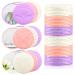 50 Pcs 24 Styles Random Pocket Mini Mirror Bulk Portable Round Glass Mirrors Makeup Purse Small Mirror Colorful Compact Mirrors Personal Pocket Makeup Mirrors for Women Girls Travel Daily Use Assorted