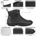 HISEA Women's Ankle Height Rubber Garden Boots Insulated Waterproof | Size 8 Black - Buy Online on GoSupps.com