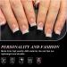 Short Duck Nail Tips Full Cover - 120Pcs Curved Acrylic Nails for DIY Nail Art | French Fake Nail Tips in 12 Sizes - Buy Online on GoSupps.com
