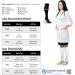 aZengear Compression Socks 20-30mmHg for Anti DVT, Flying, Travel, Varicose Veins - S/M Black w/Navy - Buy Online on GoSupps.com