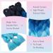 Tess Braids Extensions Blue 60 cm | Jumbo KanCalon Hair for Box Braids | 100g #48 Ombre - Premium Quality Hair Extensions - Buy Online on GoSupps.com
