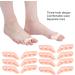 7 Pairs 3 Hole Toe Spacers - SEBS Toe Separators for Overlapping Toes | Light Skin Color - Comfortable & Effective Relief - Buy Online on GoSupps.com