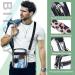 Clear Stadium Approved Crossbody Bag for Women & Men - Transparent PVC Messenger Handbag for Concerts & Events - Buy Online on GoSupps.com