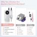 Portable Rechargeable 35000RPM Electric Nail Drill for Acrylic Gel Nails - Professional Manicure Pedicure Tool for Home and Salon Use (Silver) - Buy Online on GoSupps.com