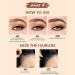 VolksRose Eyebrow Stamp and Eyebrow Stencil Kit - Eyebrow Stamp and Shaping Kit for Perfect Brow with 10 Pairs Reusable Eyebrow Stencils Brush & Trimmer Long-lasting Waterproof (Red Brown) - Buy Online on GoSupps.com