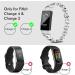 ToYouth Compatible Fitbit Charge 4 Bands/Charge 3 Bands Bling Bracelet Wristbands - Premium Metal Straps for Women - Buy Online on GoSupps.com
