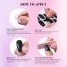 MelodySusie Qcoat Milky White Gel Nail Strips - UV Free Salon-Quality Nail Polish Long Lasting with 22 Wraps & Accessories - Buy Online on GoSupps.com