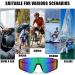 Buy Hojalis 2-Piece Polarized Bicycle Glasses | UV400 Sports Sunglasses for Cycling & Outdoor Activities - Buy Online on GoSupps.com