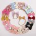 DooBoi Baby Girls Flower Headbands, Set of 24, Soft Nylon Elastic Hair Accessories for Newborns, Infants, Toddlers, Kids - Hair Bows-03 - Buy Online on GoSupps.com