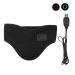A228-3 electrical heated neck bandage Heated neck support alleviate neck pain heat adjustable USB heated neck bandage (black)