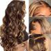 20 Ombre Highlight Lace Front Wig Human Hair 13x4 4/27 Honey Blonde Pre Plucked 150% Density Body Wave Wig with Baby Hair - Natural Hairline Piano Color - Buy Online on GoSupps.com