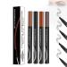 Eyebrow Pen 4 Tipped Waterproof Brow Pen Liquid Eyebrow Pencil Smudge-Proof Brow Pencil Long-Lasting Creates Natural Looking Brows Effortlessly 4 Colors