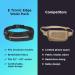 E Tronic Edge Running Belt - Unisex Money and Cell Phone Holder for Hiking - Adjustable Waist Pouch in Black - Buy Online on GoSupps.com