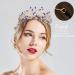 ToBaToBa Blue Crowns for Women - Vintage Gothic Queen Crown Princess Wedding Tiara - Buy Online on GoSupps.com