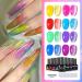 Gel Polish Set Colorful Gel Polish Fashionable Nail Polish Glittery Gel Polish Neon Nail Polish Professional Nail Polish Perfect and Suitable for Women and Girls - Buy Online on GoSupps.com