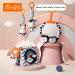 NIKTULE Newborn Mirror Tummy Time Toy | Baby Discovery Spiegel with Fabric Books & Crib Bells for 0-12 Months International Shipping Available - Buy Online on GoSupps.com