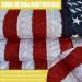 Embroidered Stars & Anchor Boat Flag 12x18 Inch - American Heavy Duty Nylon Marine Flag with Brass Grommets - Buy Online on GoSupps.com