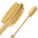 MangoPlus Dry Brushing Body Brush - Back Scrubber 16 inch - Dry Brush - Back Brush Long Handle for Shower - Back Bath Brush