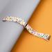 Wongeto Resin Bands for Fitbit Charge 4/3 - Yellow Floral Replacement Strap with Rose Gold Buckle for Women and Men - Buy Online on GoSupps.com