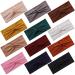 Panleding 12 Pcs Stretchy Headbands for Women, Absorbed Sport Headband Soft Twist Knotted Headbands for Daily Life Yoga Workout Solid
