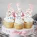 48 Pcs Pink Elephant Cupcake Topper for Girls Pink Cake Decorations - Buy Online on GoSupps.com