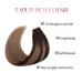 Buy Sixstarhair Invisible Tape In Extensions - 20pcs 50g 45cm Real Hair Dark Brown to Chestnut Ombre #2/6 | International Shipping Available - Buy Online on GoSupps.com