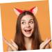 COLLBATH Fox Ears Headband Cow Ears Headband Cat Ear Hair Band Fox Costume Fox Hair Band Deer Ear Headband Dog Ears Headband Fox Hair Hoop Faux Fur Ears Headband Fox Ears Cosplay Red Fabric One Size Red - Buy Online on GoSupps.com