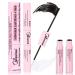 Missicee Bond and Seal Lash Glue 2 in 1 for DIY Cluster Lashes Lash Bond and Seal Super Strong Hold 72 Hours Latex Free Waterproof Mascara Wand Lash Glue for Sensitive Eyes
