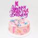 Arthsdite 1Pc Butterfly Cake Topper Assembled 3D Butterfly Cupcake Toppers Happy Birthday Cake Topper for Wedding Anniversary Baby Shower kids Birthday Party Cake Decorations - Purple Glitter - Buy Online on GoSupps.com