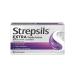 Strepsils Extra Triple Action Blackcurrant Lozenges 24s Gluten Free Sore Throat Relief Soothes Sore Throat Fights Infection Relieves Pain Works in 5 Mins
