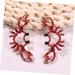 Zerodeko 2 Pairs Earrings for Women Orrous 925 Sterling Silver Earrings Women Jewelry Earrings Christmas Earrings Womens Earrings Post Earrings for Women Crystal Pendants Personality Miss - Buy Online on GoSupps.com