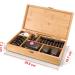 Master Massage Hot Stone Basalt Stone Set - 60 Pieces of 100% Natural Stones in Decorative Bamboo Box for Relaxation Therapy - Buy Online on GoSupps.com