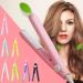 2024 New Purple Werdeny 2-in-1 Mini Ceramic Hair Curler & Straightener - Ideal for Short Fine Hair - International Shipping Available - Buy Online on GoSupps.com