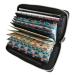 All-in-One Cash Envelope System Wallet with 12 Cash Budget Envelopes and 12 Budget Sheets Perfect for Family Personal Financial budget planner organizer (Black)
