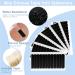 144Pcs Double Sided Hair Extension Tape Tabs - Waterproof Adhesive for Human Hair Wig Replacement - Black - Buy Online on GoSupps.com