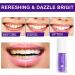 HeroSmile Color Correction Serum Toothpaste - Purple Whitening for a Radiant White Diamond Smile | Stain Removal & Tooth Color Corrector - Buy Online on GoSupps.com