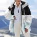 Hanxiulin Women's Long Hooded Fleece Jacket - Plush & Cuddly Winter Coat (5XL Light Blue) - Perfect for Cold Weather - Buy Online on GoSupps.com