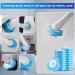 Lrporyvn Disposable Toilet Cleaning System Disposable Toilet Flushable Refill Brush Flushable Refills - 48 Refills - Buy Online on GoSupps.com