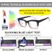 Shop 4 Pack Oprah Style Reading Glasses for Women | Blue Light Blocking Oversized Square Readers | Spring Hinge | International Shipping - Buy Online on GoSupps.com