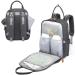 BabbleRoo Dark Grey Baby Diaper Bag/Backpack - Stylish & Functional Diaper Backpack for Parents | International Shipping Available - Buy Online on GoSupps.com