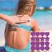 Fiakup UV Stickers for Sunscreen - 80/5 Sheet Waterproof UV Detection Stickers | Color Changing UV Stickers for Sunscreen Reapplication to Avoid Burns for Kids & Adults - Buy Online on GoSupps.com