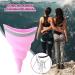 Female Urinal | Conch Type Women Standing Up to Pee Funnel | Portable Urinal for Women Reusable Women Pee Funnel for Outdoor Activities Camping Conch Type + Stability Ring Light Pink - Buy Online on GoSupps.com