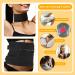 Massage Belt Castor Oil Kit - 2 Removable TPU Reusable Packs for Abdomen & Neck - Prevents Leakage (Black) | International Shipping Available - Buy Online on GoSupps.com