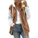 Buy Hanxiulin Women's Fleece Jacket - Warm Lightweight Hooded Outdoor Coat in Khaki | Premium Cuddly Winter Jacket - Buy Online on GoSupps.com