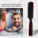 Vusddy Bartbrush - Premium Wild Boar Bristle Beard & Hair Brush for Men | Portable Wood Handle Comb for Beard Care & Styling - Buy Online on GoSupps.com