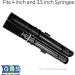 GMS Syringe Case - Portable Insulin Carrying Case for Pre-Filled Syringes (2 Pack) - Black - Buy Online on GoSupps.com