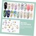 minkissy 9 Boxes Nail Art Accessories Punk Jewelry Metal Rivet Nail Decoration Nail Art Flakes Hollow Nail Charms Rivet Nail Declas Nail Art Studs Diy Nail Stickers White Zinc Alloy 3d Mini - Buy Online on GoSupps.com