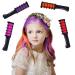 Kids Temporary Hair Chalk Comb - Non-Toxic Washable Hair Color Dye - Girls Gift for Halloween, Christmas, Birthday Parties - 6 Colors - Ages 1-10 - Buy Online on GoSupps.com