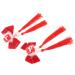 minkissy Hair Clips 1 Pair Year of The Dragon Hairpin Hair Barrettes Hair Clip Hair Pin Hair Accessories for Women Clips Tassel Clips for Hair Fabric Women's Headgear Red Cheongsam